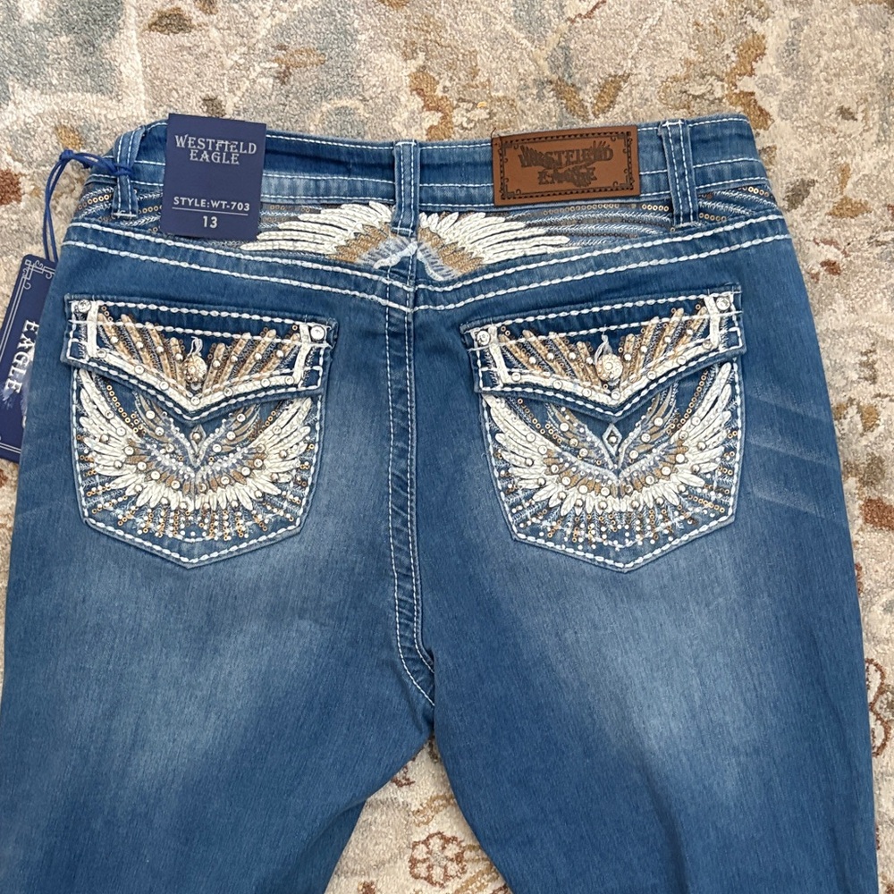 Blue Flare Jeans